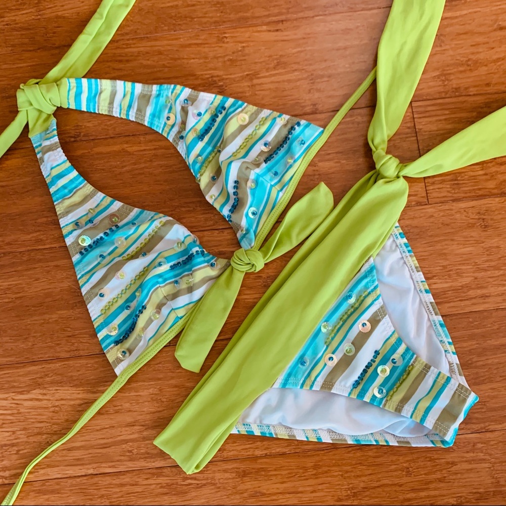 Sequence and bead bikini